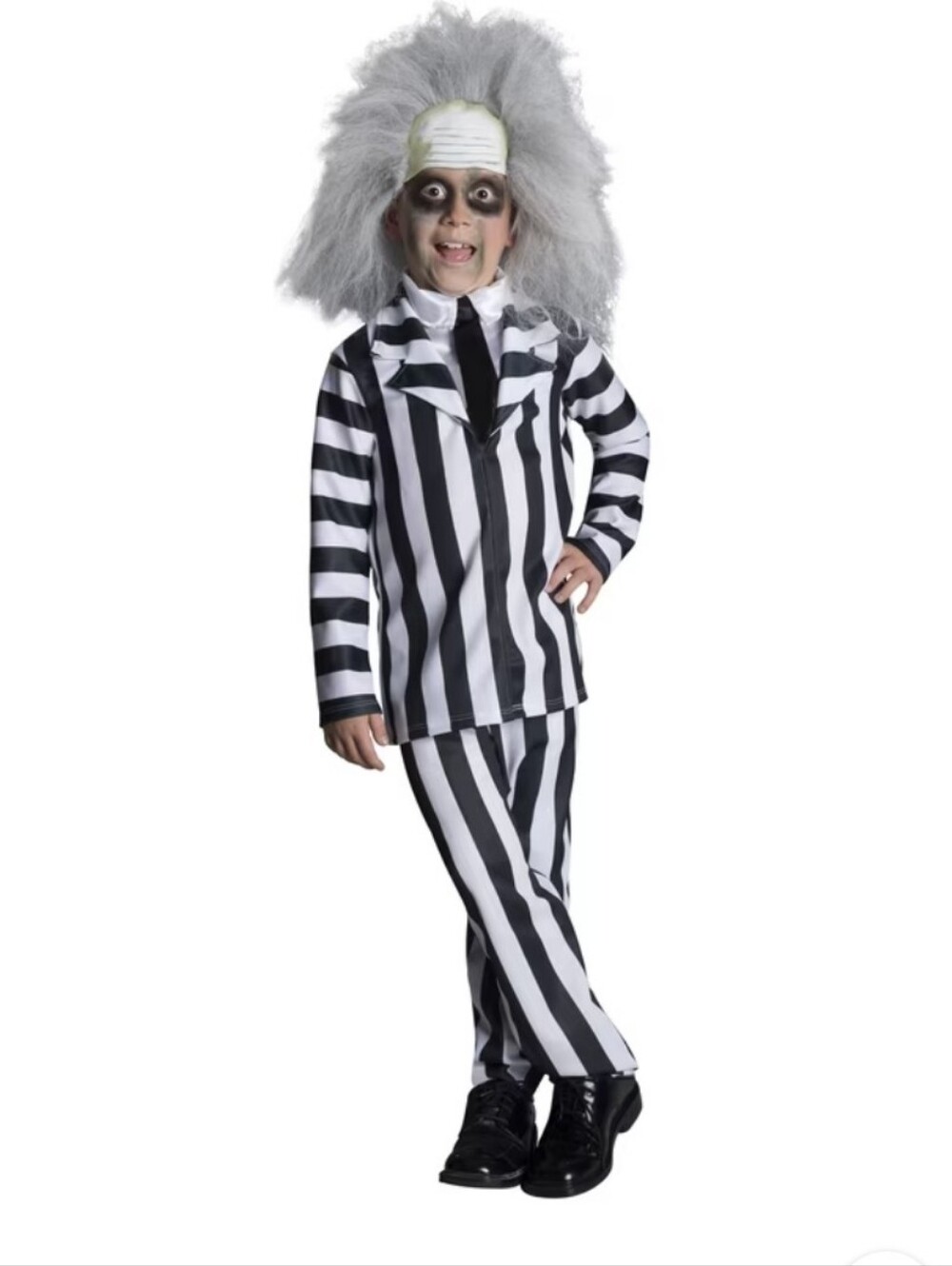 Beetlejuice Deluxe Costume for Kids by Rubies - Size Small